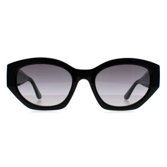 Guess Oval Womens Shiny Black Grey Gradient GF6164 - One Size