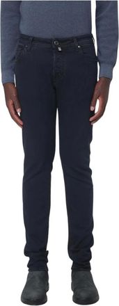 Jacob Cohen Slim-fit jeans - Heren - Jeans - Blauw - Maat: W37