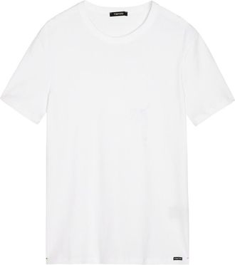 Tom Ford Crew-neck Stretch-cotton T-shirt - White - XL
