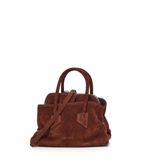 The Attico La Passeggiata Mini Tote - Dames - Tassen - Bruin - Maat: ONE Size Leer