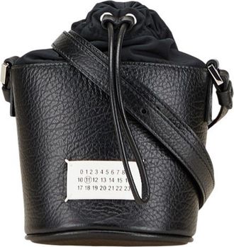 Maison Margiela Leather Nylon Shoulder Bag (Pre-Owned)