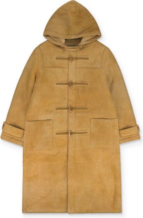 Denim Tears Camel Derry Shearling Duffle Coat