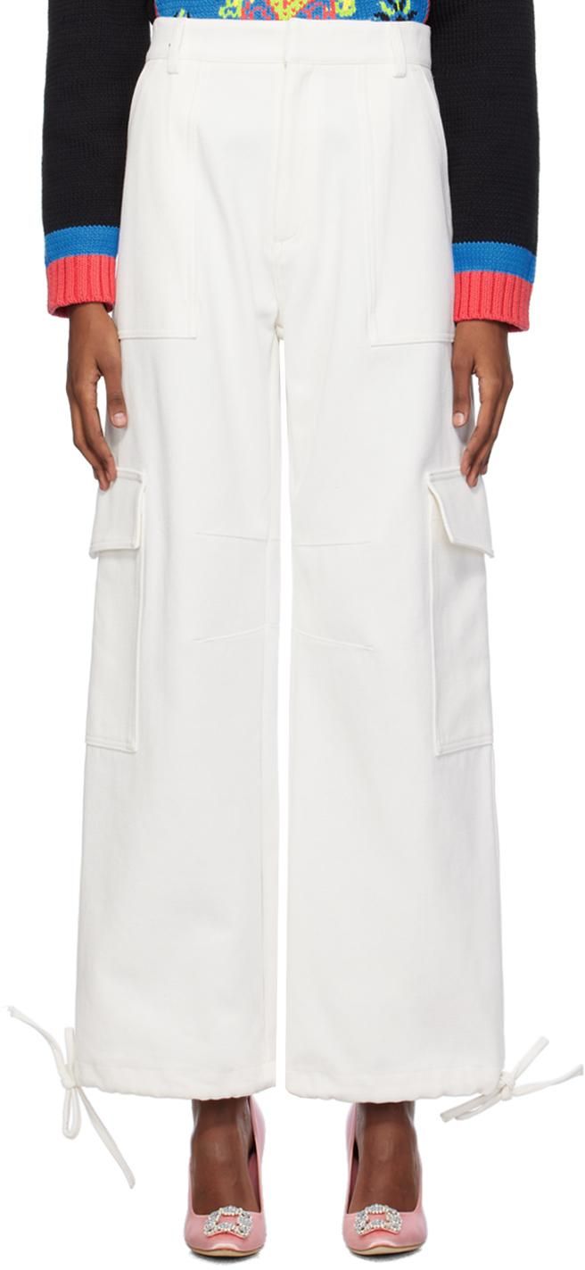 Moschino Pants MOSCHINO COUTURE Woman color Beige from