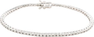 Suzy Levian 2cttw 14K Rose Gold Diamond Tennis Bracelet