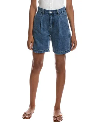 Current Elliott Pleated Denim Short