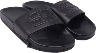 Balenciaga Womens Leather Piscine Slide (Authentic Pre-Loved)