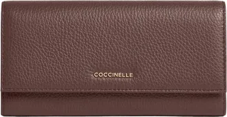 Coccinelle Portafoglio Metallic Soft - - Accessories - Donna - Marrone - ONE SIZE
