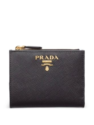 Prada small saffiano leather wallet - Black