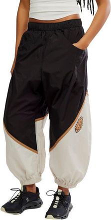 Free People FP Movement Freeflow Colorblock Joggers in Black Combo at Nordstrom, Size X-Small