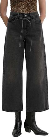 Levi's XL Straight Jeans - Dames - Cropped Jeans - Zwart - W29 L31 - Katoen - Jeans