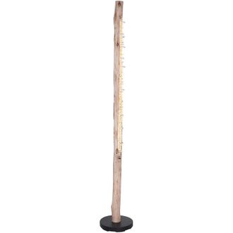 Globo Lighting Lampada da terra - Felicitas - naturale - legno - &oslash; 23cm - Globo