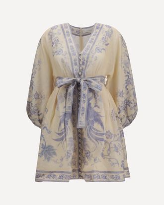 Zimmermann Indra Plunge mini Dress Female 3