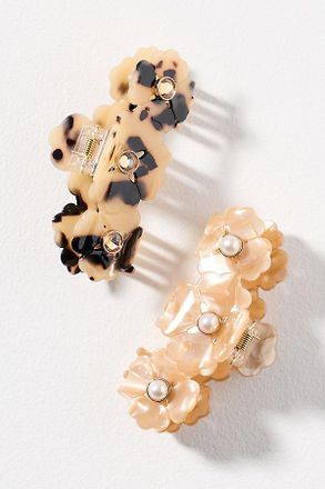 Natasha Embellished Hair Claws, Set of 2