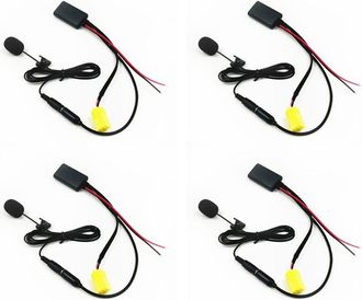 OEM 4 Adaptadores De Micr&oacute;fono Manos Libres Con Cable De Audio 5.0 Para Coche Para Alfa Romeo Punto 159