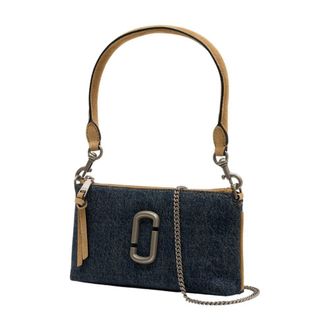 Marc Jacobs Womens Shoulder Bag Navy Cotton