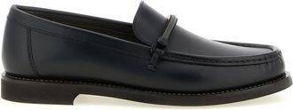 Brunello Cucinelli Black Solid Penny Loafer