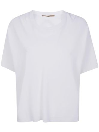 Roberto Collina Short Sleeves Oversized Round Neck