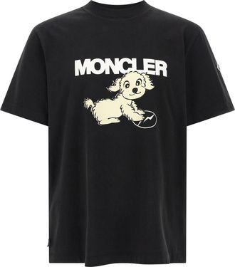 Moncler Black Crew Neck T-Shirt