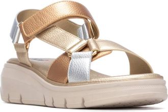 Xti Womens Comfort Wedge Strappy Sandals