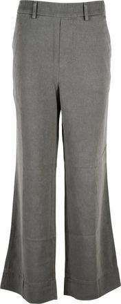 Mason's New York Cozy Wide Trousers - Trousers - Mujer - Verde - XS
