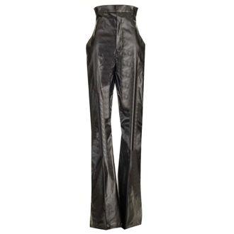 Rick Owens Dirt Bolan Trousers - female - Rick Owens - Wide Trousers - Black - M - Trousers