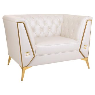 Wanderlust Deco Wanderlust Deco - Sill&oacute;n Tapizado Blanco 104x72x75