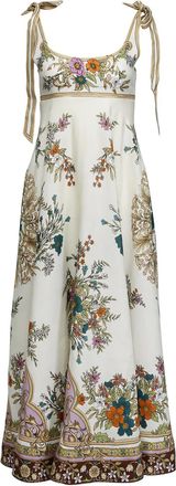 Alemais Abito a fiori - Bianco