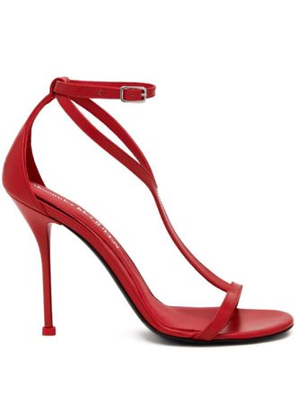 Alexander McQueen 90mm Harness sandals - Red