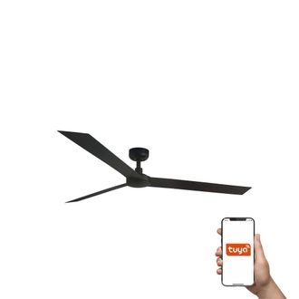 Netlighting Cruiser XL 3 Blade Ceiling Fan Matt Black Tuya Smart System