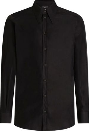 Dolce & Gabbana Camicia con colletto a punta - Nero