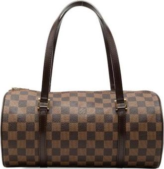 Louis Vuitton Tweedehands Canvas Louis Vuitton tassen - Dames - Vintage Handtas - Bruin - ONE Size - Vintage