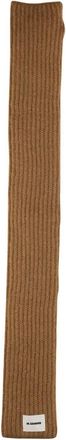 Jil Sander PD Sjaal - Heren - Wintersjaals - Bruin - ONE Size - Accessoires