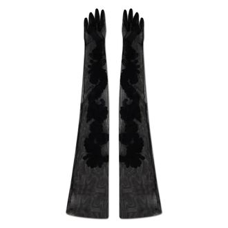 Alberta Ferretti Dames, Accessoires, Zwart, Maat: 9 IN Polyamide