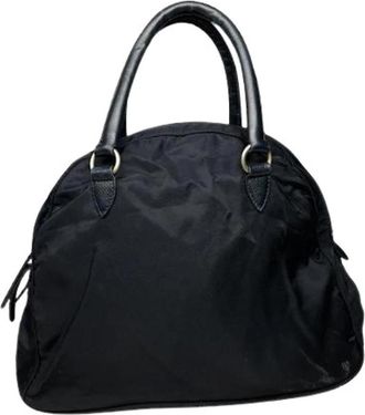 Jil Sander Pre-owned Stoffen Handtas - Dames - Vintage Handtas - Zwart - ONE Size - Vintage
