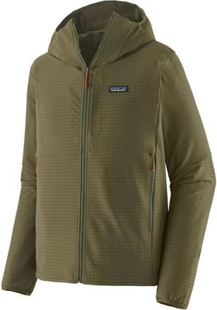 Patagonia R1 Techface Hoody Softshelljacke f&uuml;r Herren | oliv