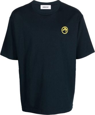 AMBUSH Records-print cotton T-shirt - unisex - Cotton - S - Blue