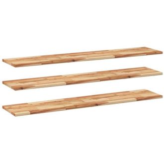 vidaXL Estante Flotante 3 Uds Madera Acacia Acabado Aceite 160x30x2cm Vidaxl
