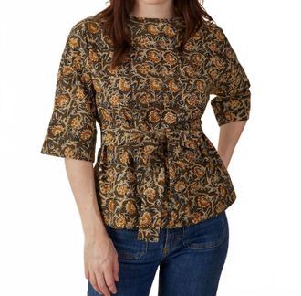 Mata Traders Ruth Top In Block Print