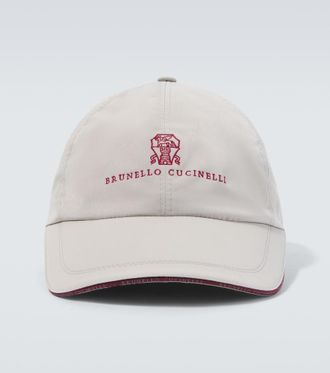 Brunello Cucinelli Logo embroidered baseball cap