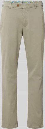MMX Regular Fit Chino mit Eingrifftaschen Modell LUPUS in Dunkelgruen, Gr&ouml;&szlig;e 36/34