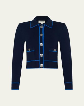 L'agence Tala Stretch Knit Cardigan