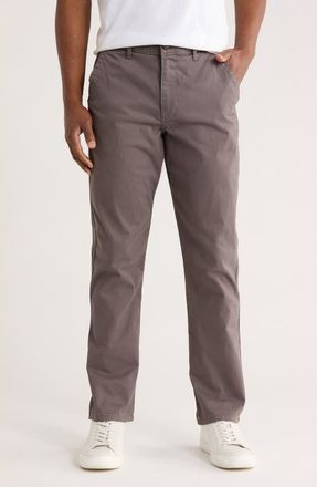 Lucky Brand Sateen Flat Front Pants in Moonbeam at Nordstrom Rack, Size 30 X 32