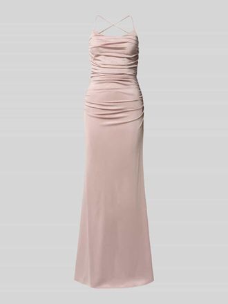 Laona Slim Fit Abendkleid aus Satin in Rosa, Gr&ouml;&szlig;e 32
