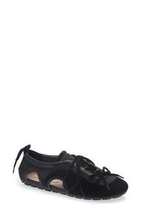 Simone Rocha Cutout Ballerina Grip Sneaker in Black at Nordstrom, Size 11Us