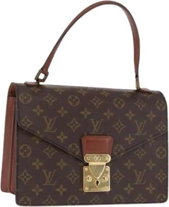 Louis Vuitton Pre-owned Handbags, female, Brown, Size: ONE SIZE Pre-owned Canvas Handbag