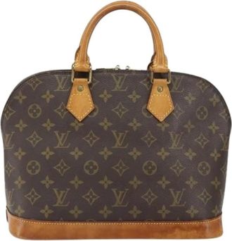 Louis Vuitton Pre-owned Handbags, female, Brown, Size: ONE SIZE Pre-owned Canvas Handbag