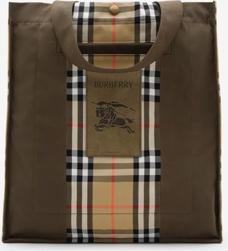 Burberry Check Trench Tote
