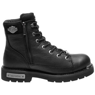 Harley-Davidson Harley Davidson Chipman Leather Mens Ankle Boots - Black - Size:UK 8.5
