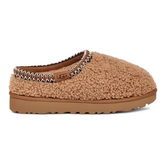 UGG W Tasman Maxi Curly - Dames - Pantoffels - Bruin - 37 EU - Schoenen