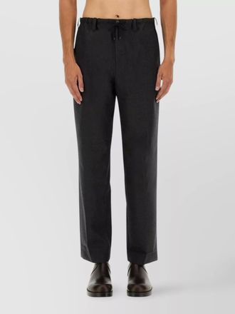 Dries Van Noten penny trousers elastic waistband style